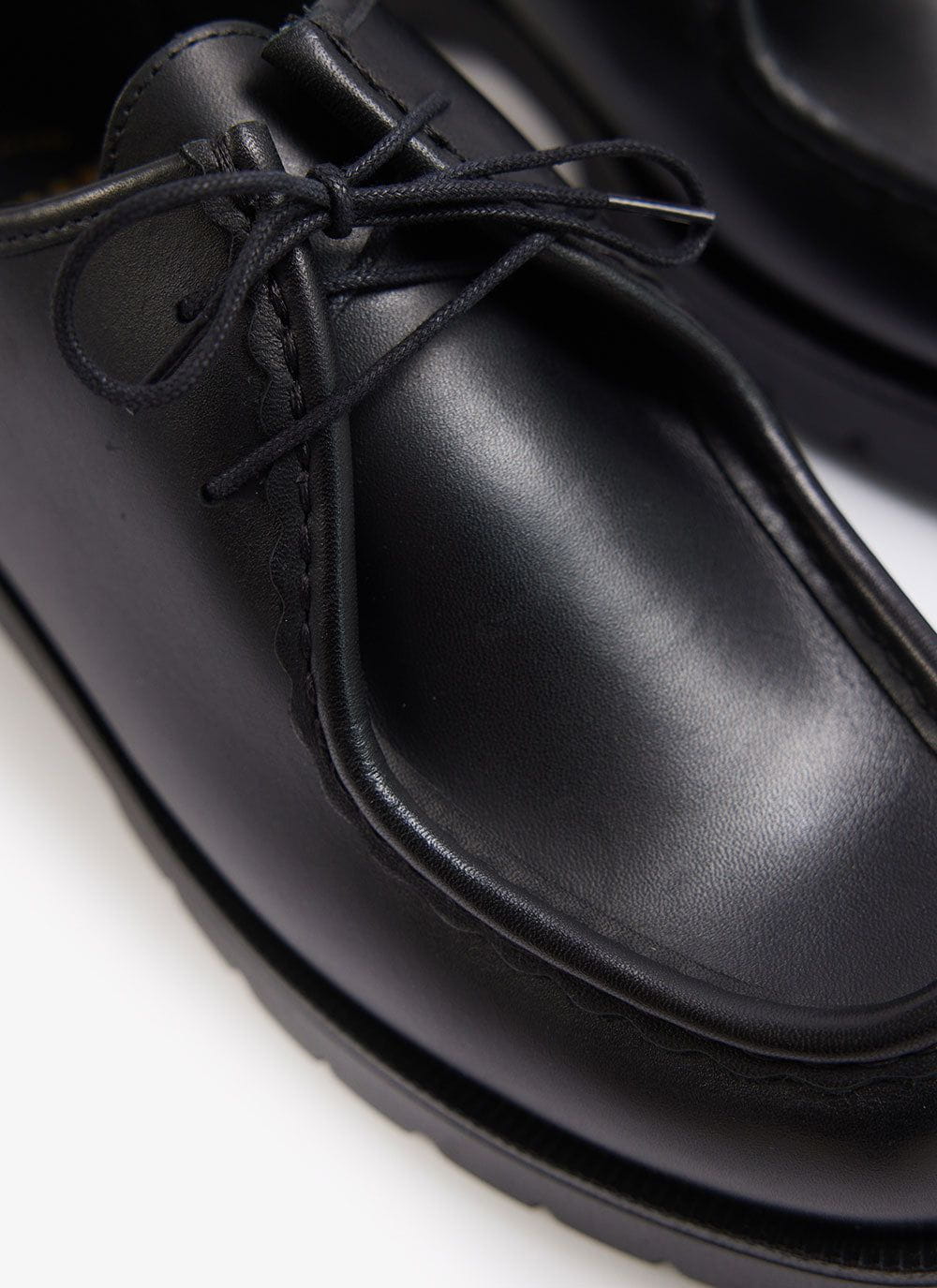 Men's Kleman Padror Shoe - Lug Sole Derby - Black | Percival Essential