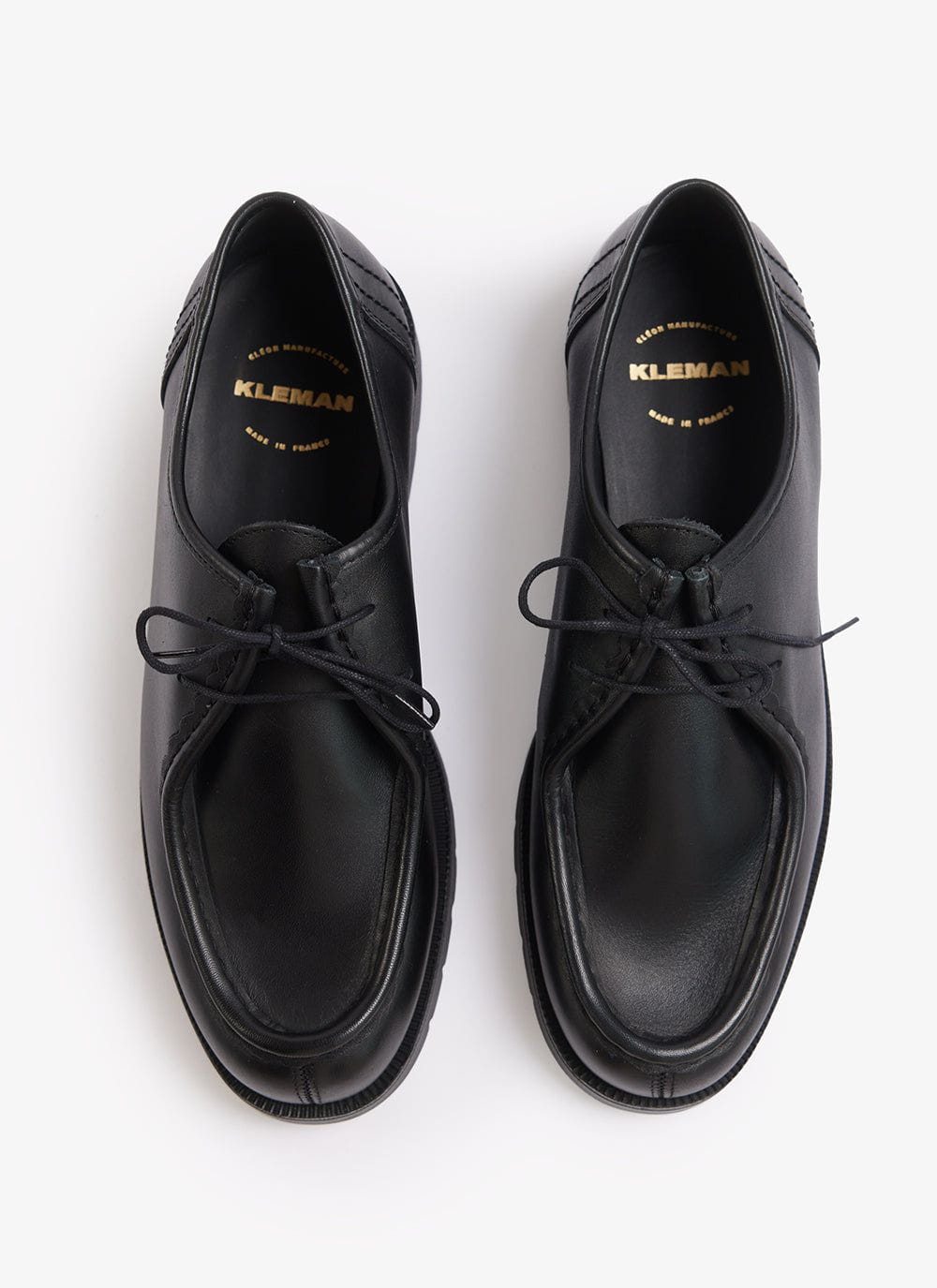 Men's Kleman Padror Shoe - Lug Sole Derby - Black | Percival Essential
