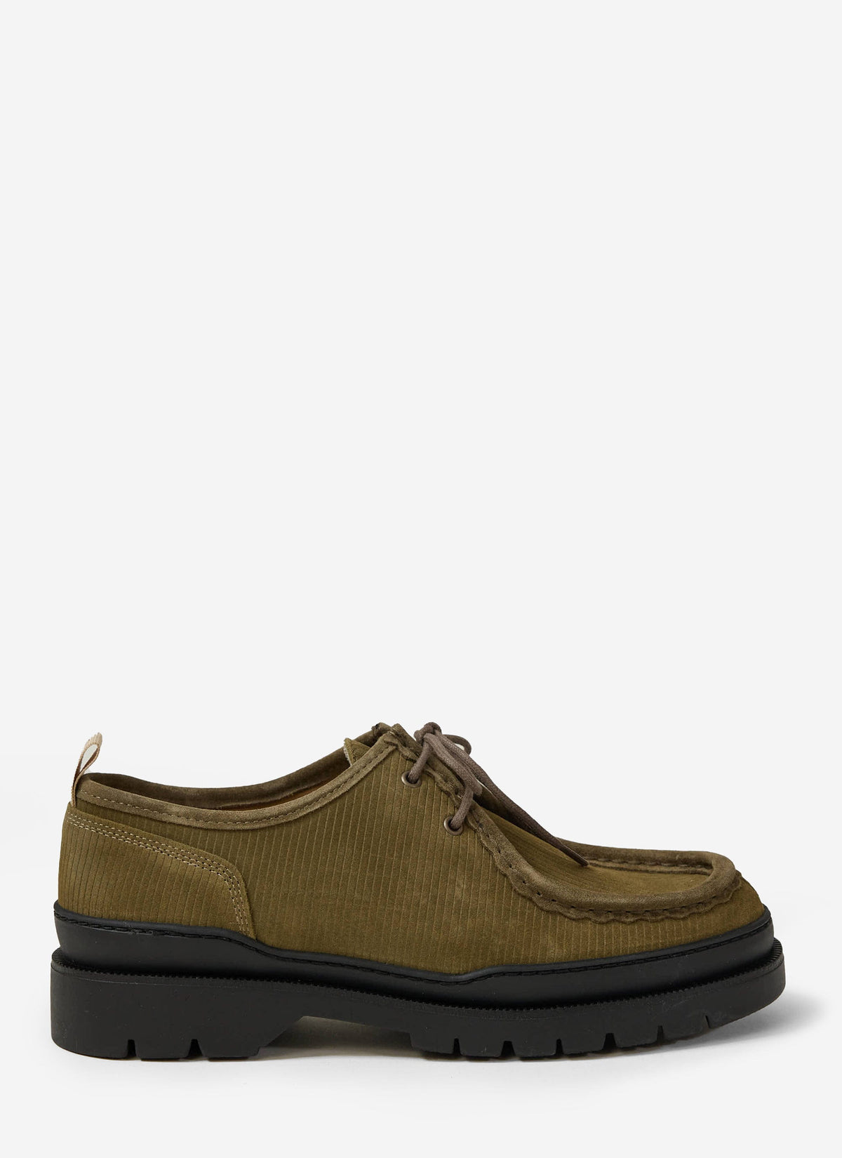 Kleman - Major V Cord Shoe - Khaki | Percival Signature