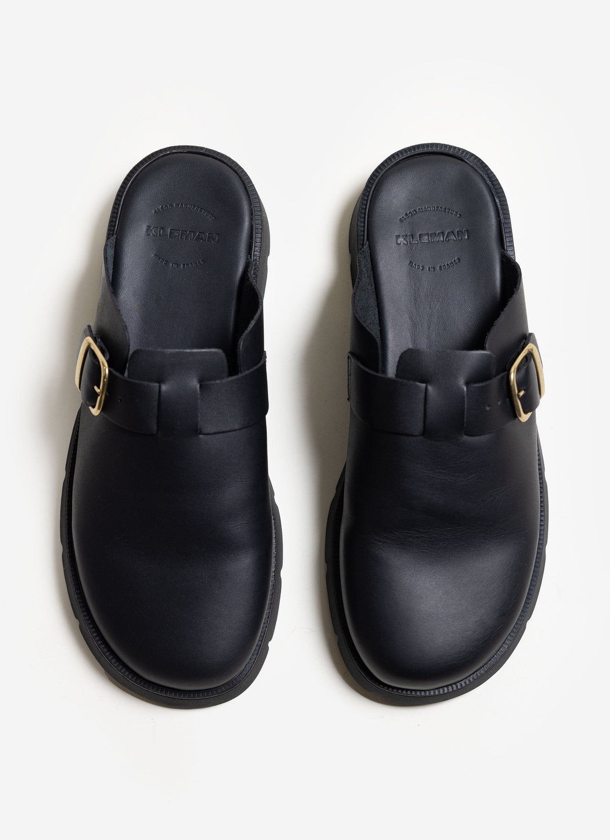 Men's Leather Sandals - Kleman Pacha - Black | Percival Best Seller
