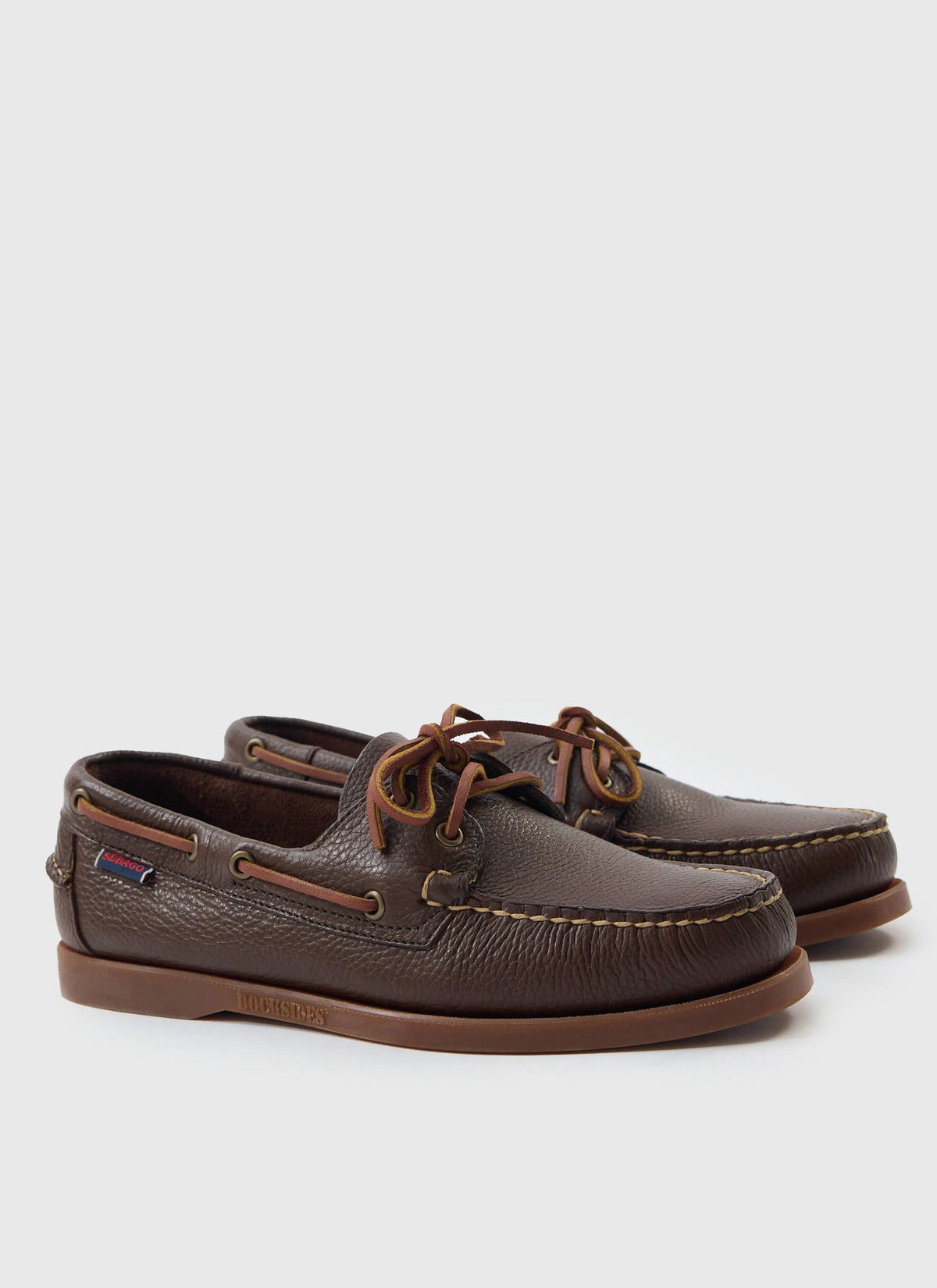 Sebago - Boat Shoe - Brown Cognac Gum | Percival Featured