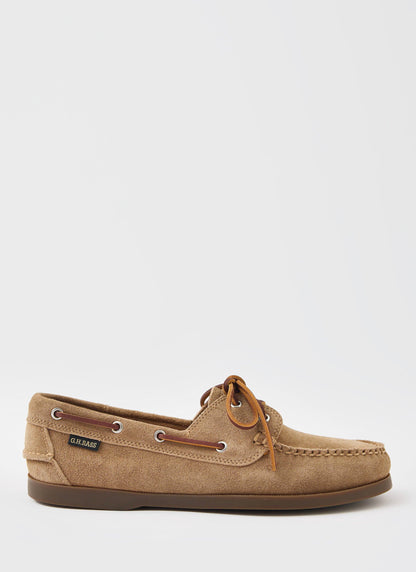 G.H.Bass - Jetty II Boater 2 Eye - Earth Suede | Percival Deals