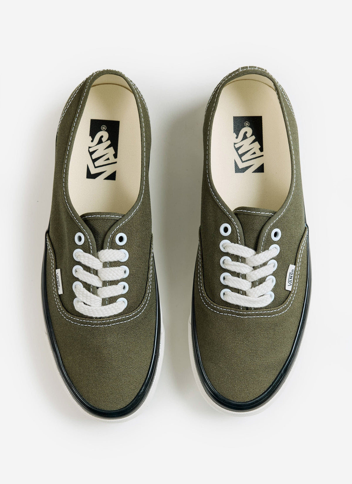 Men's Trainers - Vans Authentic 44 Premium - Olive | Percival Value