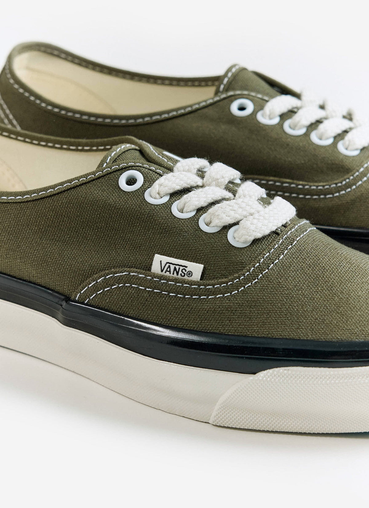 Men's Trainers - Vans Authentic 44 Premium - Olive | Percival Value