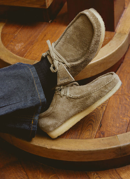 Clarks Suede Wallabee - Smoke Grey - Percival | Percival Quality