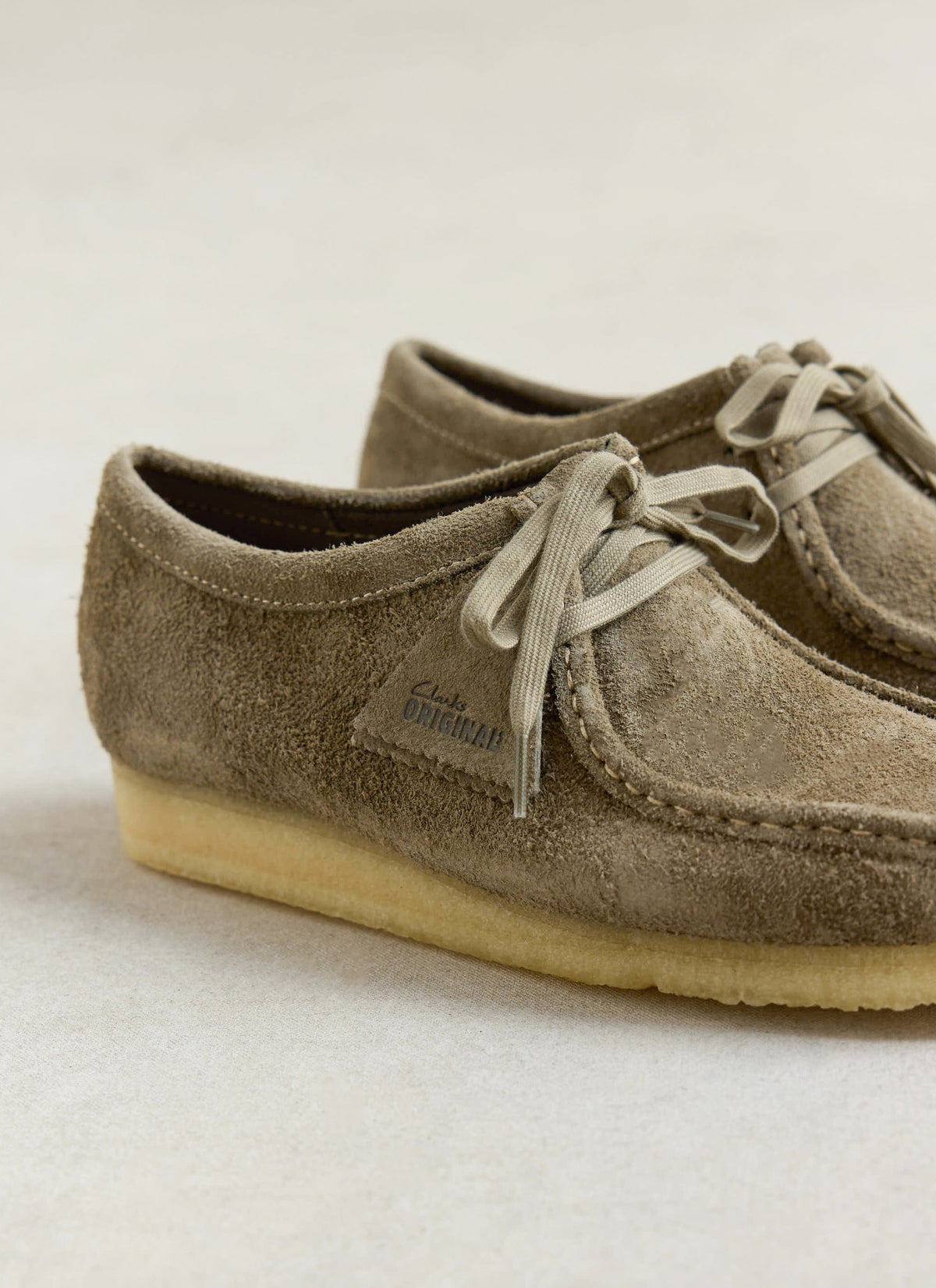Clarks Suede Wallabee - Smoke Grey - Percival | Percival Quality