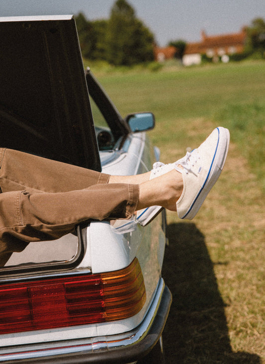 Men's Vans Authentic 44 Deck DX - Low Top Trainers - Off White | Percival Customer Favorite