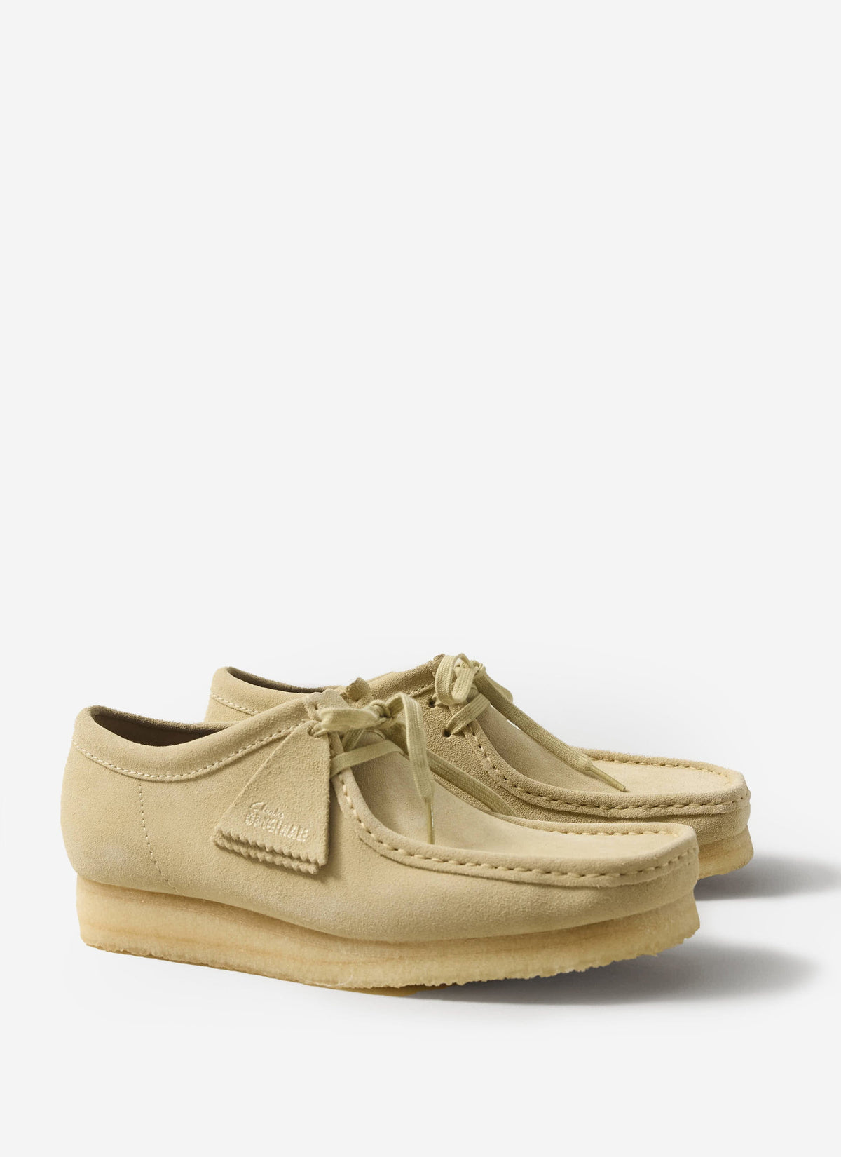 Men's Suede Wallabee Shoes - Clarks Originals - Maple Brown | Percival Trusted