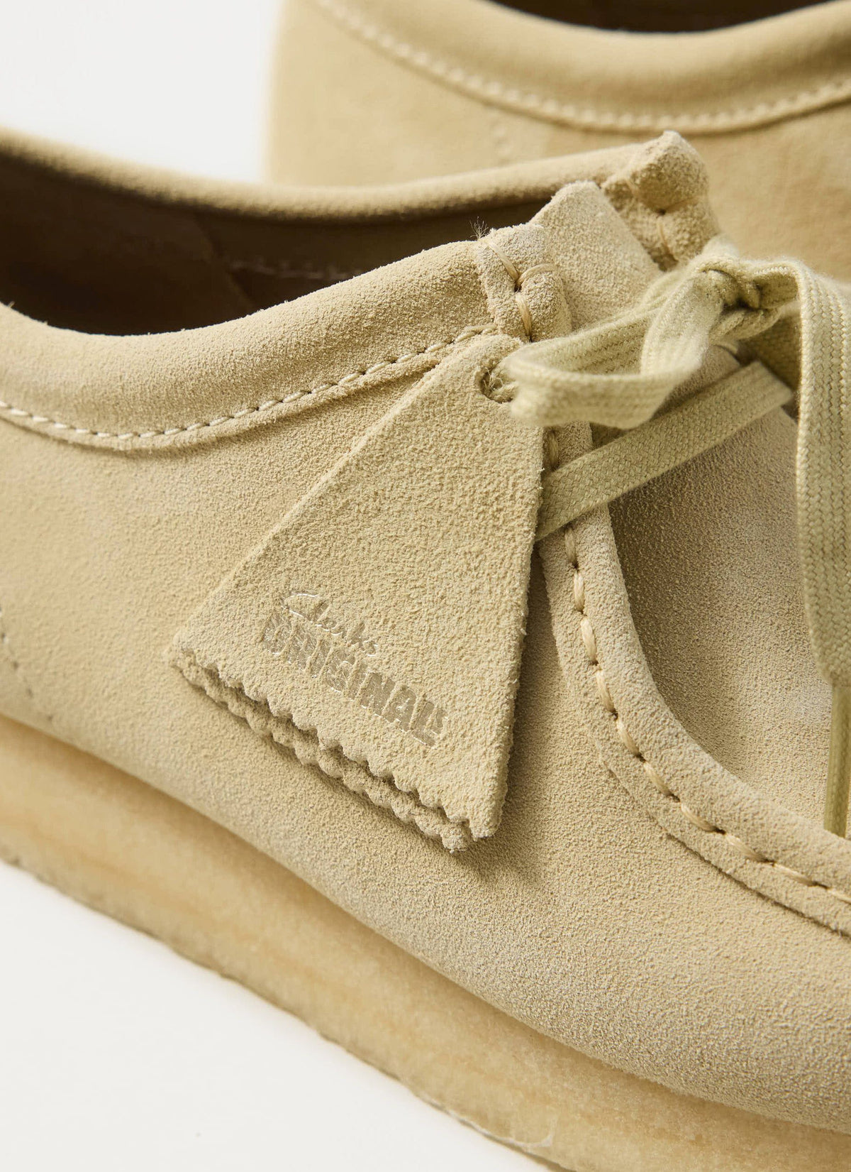 Men's Suede Wallabee Shoes - Clarks Originals - Maple Brown | Percival Trusted