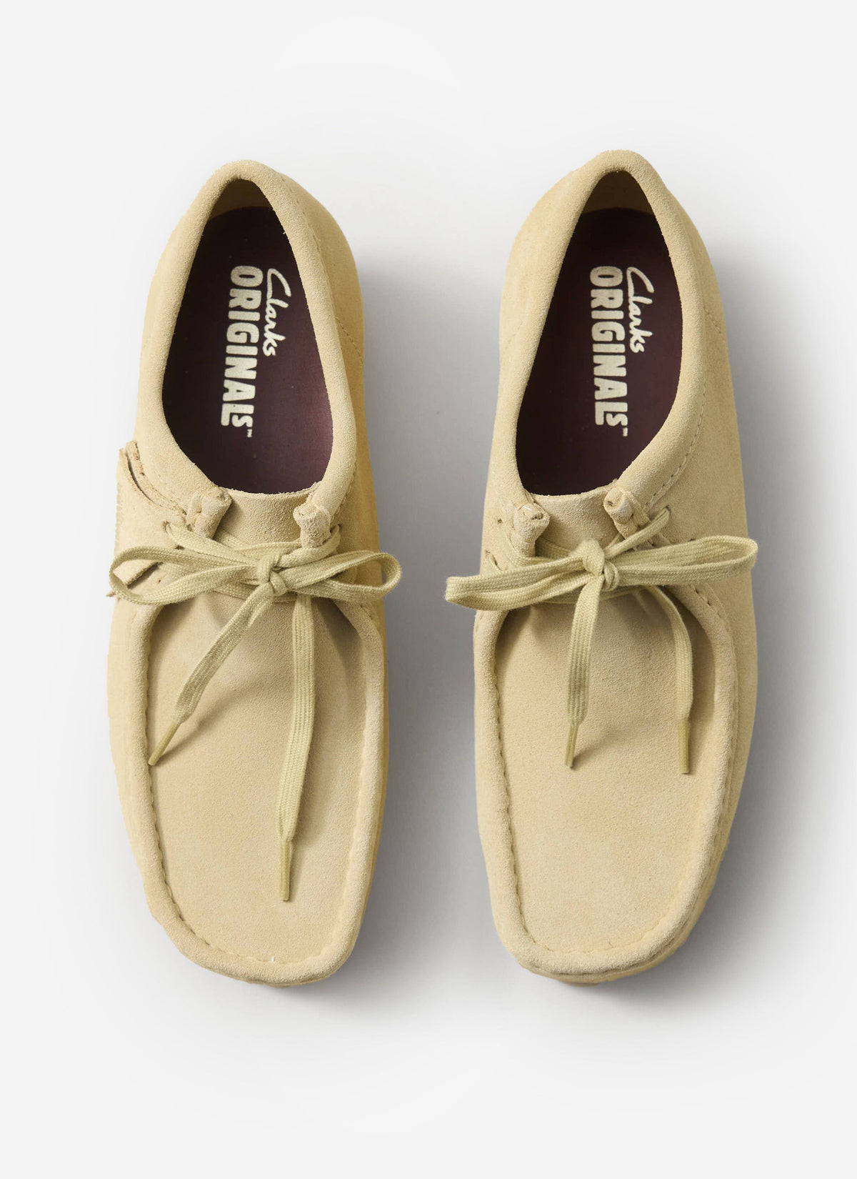 Men's Suede Wallabee Shoes - Clarks Originals - Maple Brown | Percival Trusted