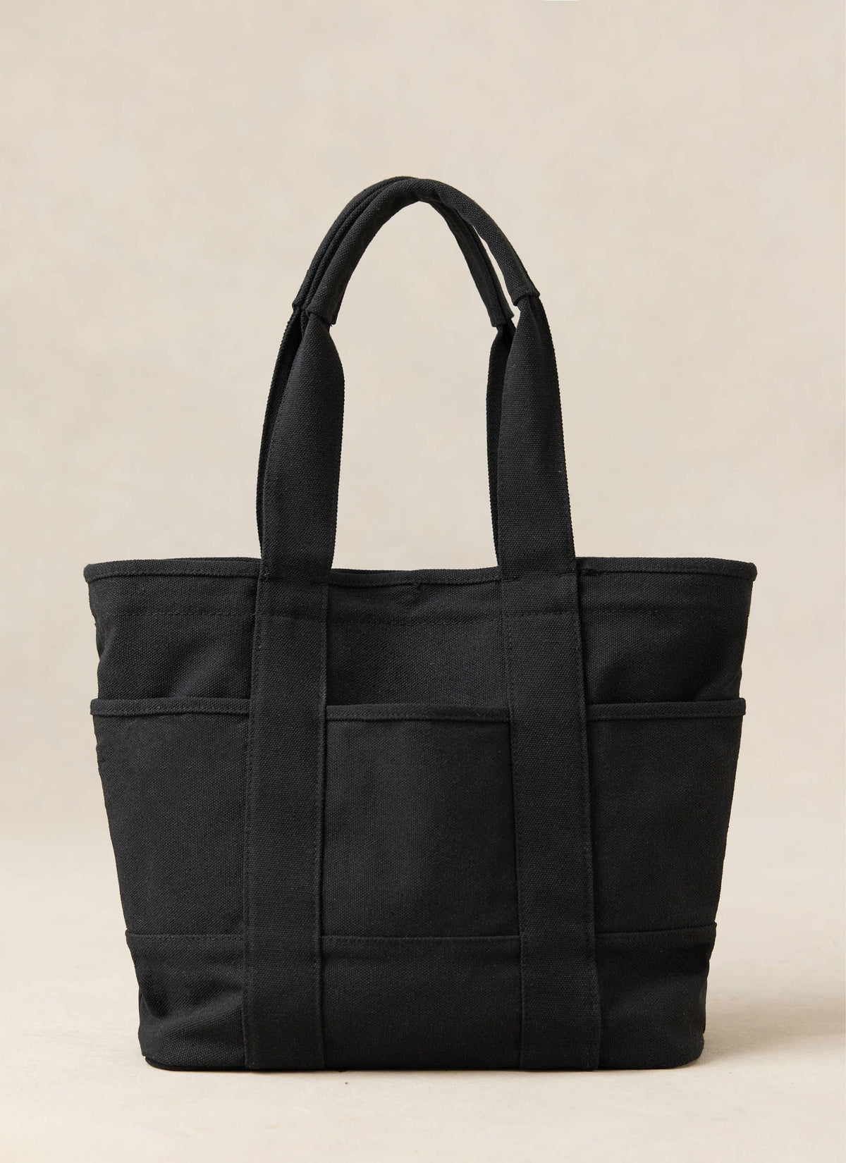 Embroidered Tote Bag - Canvas - Black - Ford x Percival | Percival Quality