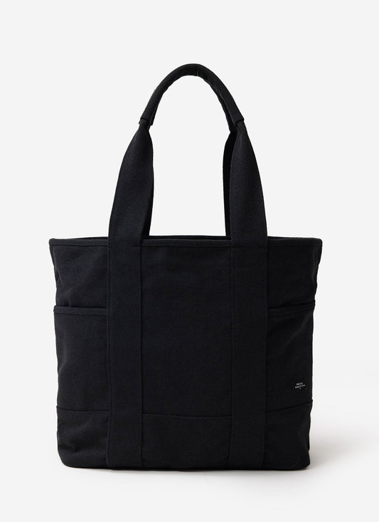 Tote Bag - Cotton Canvas - Black | Percival Discount