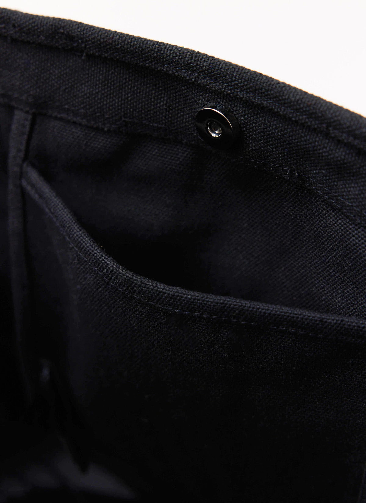 Tote Bag - Cotton Canvas - Black | Percival Discount
