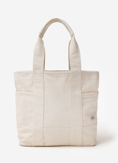 Tote Bag - Cotton Canvas - Cream | Percival Sale