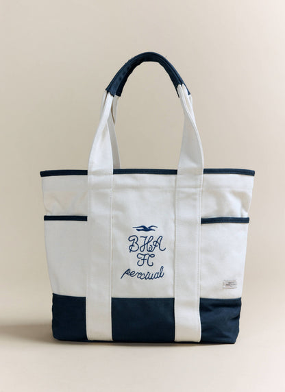 Tote Bag - Brighton & Hove Albion F.C. x Percival - Cream Navy | Percival New