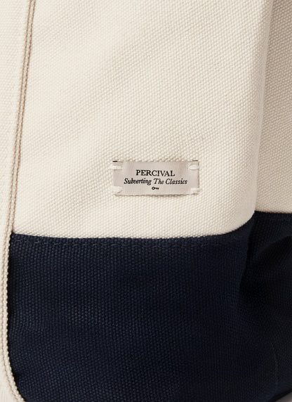 Tote Bag - Brighton & Hove Albion F.C. x Percival - Cream Navy | Percival New
