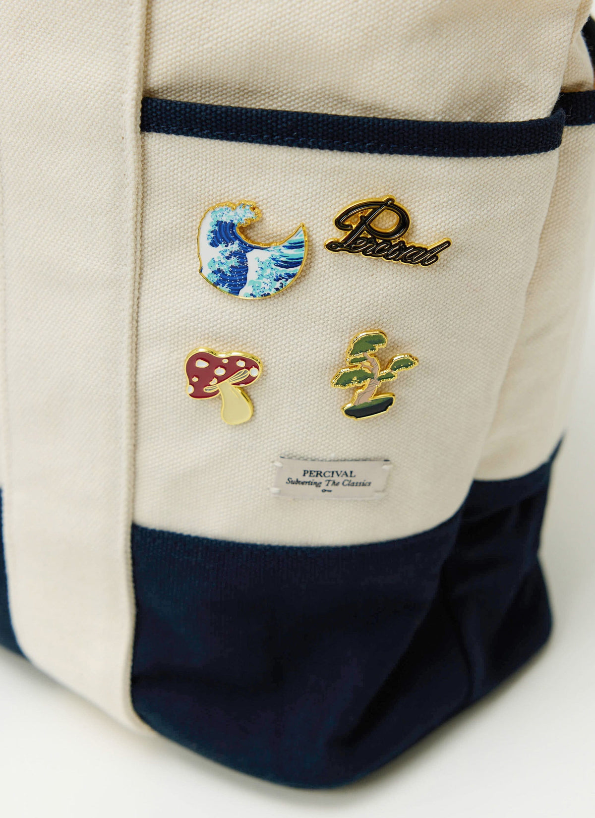 Percival Wave Pin Badges - Multi | Percival Discount