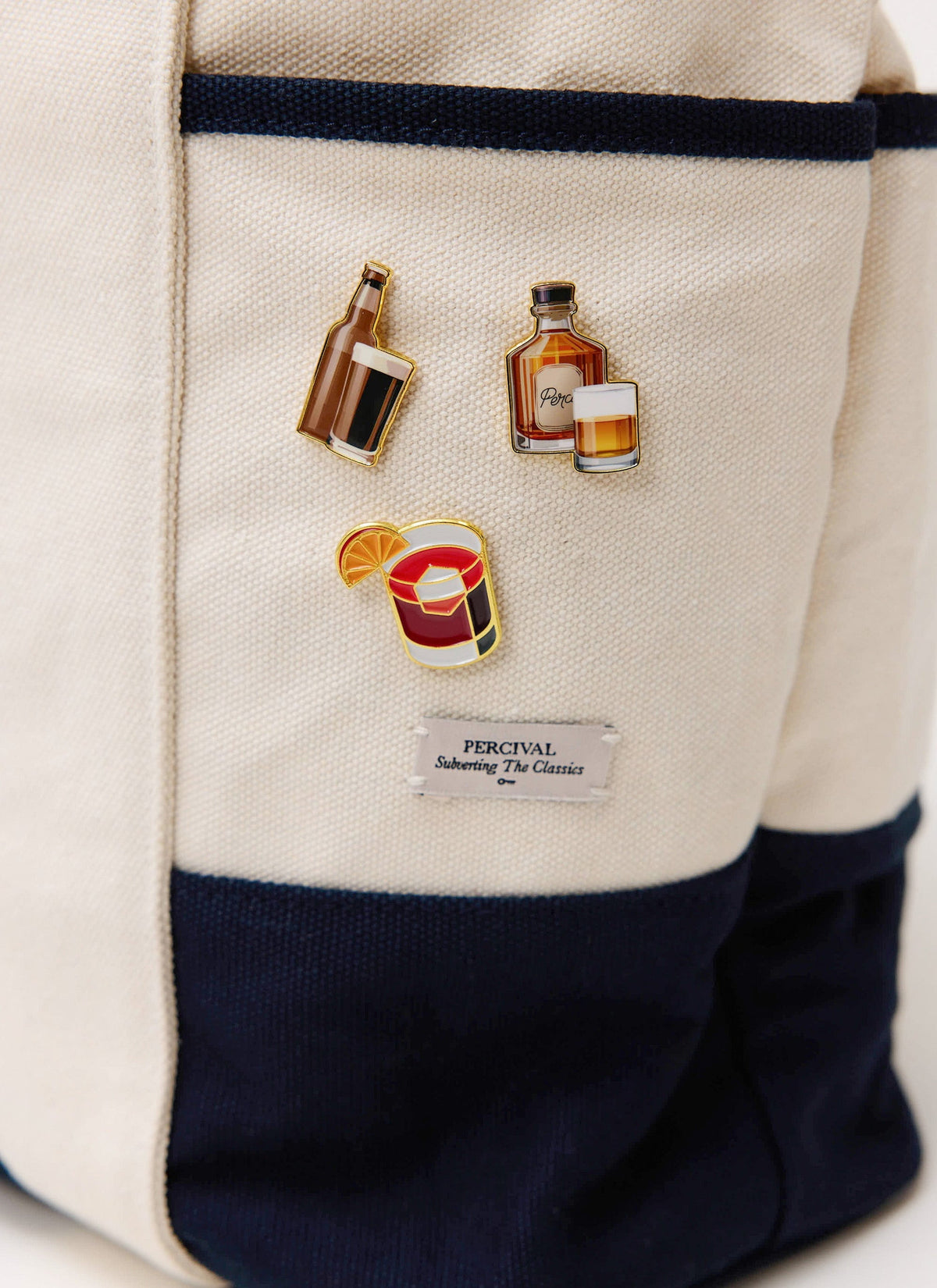 Percival Stout Pin Badges - Multi | Percival Popular