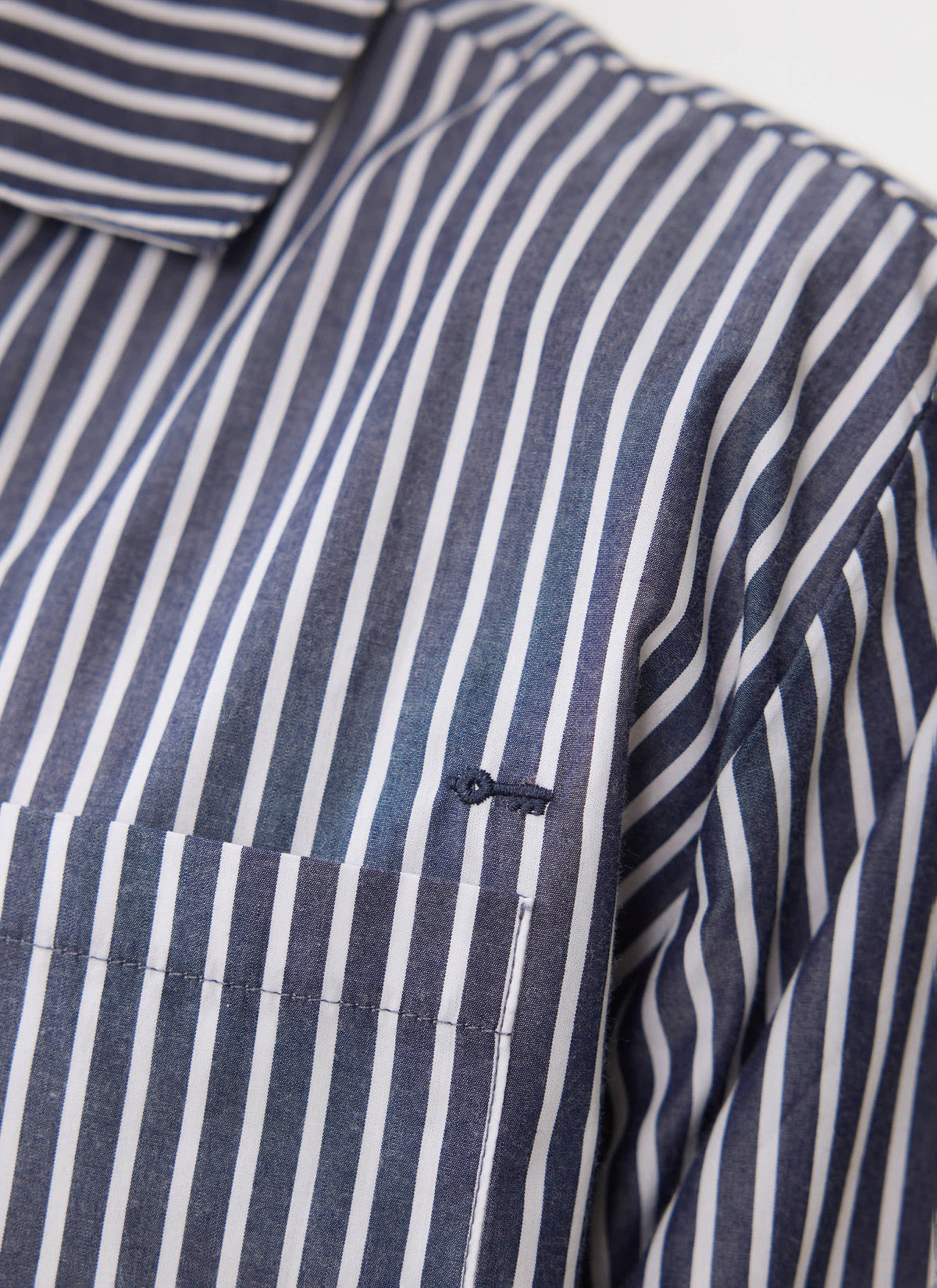 Pyjama Top - Cotton - Blue | Percival Popular