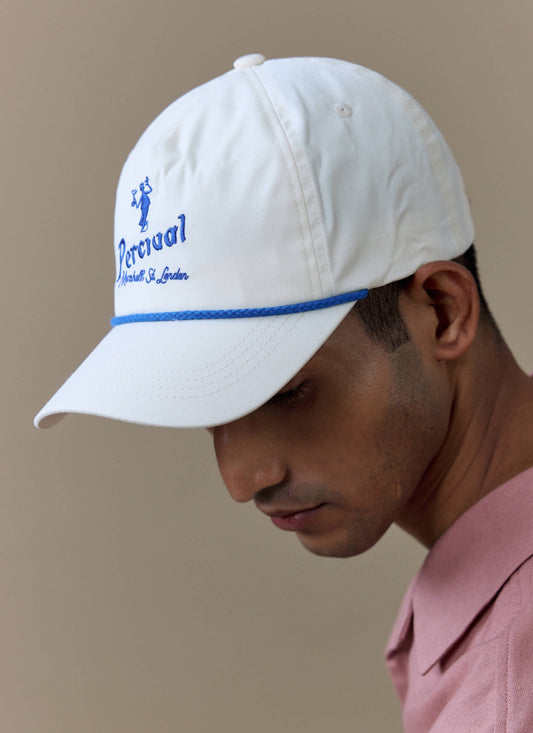 Men's Martini Soft Trucker Cap - Cream Cotton | Percival Great Value