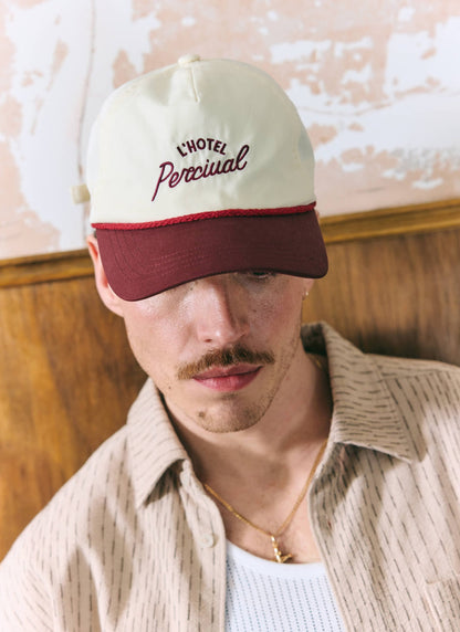Men's Cap - L'Hotel Percival Soft Trucker - Ecru | Percival Hot Sale