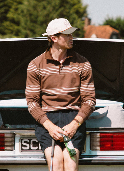 Men's Rope Trucker Cap: Spencer - Cotton - Cream - Percival | Percival Discount