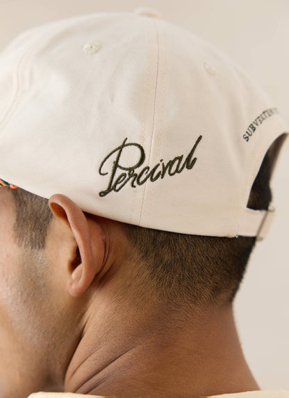 Men's Rope Trucker Cap: Spencer - Cotton - Cream - Percival | Percival Discount