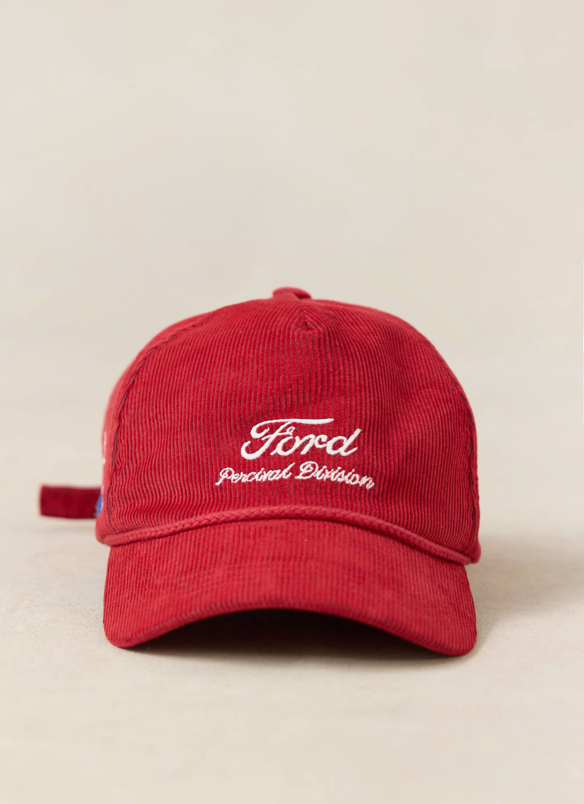 Men's Corduroy Trucker Cap - Cotton - Red - Ford x Percival | Percival Discount