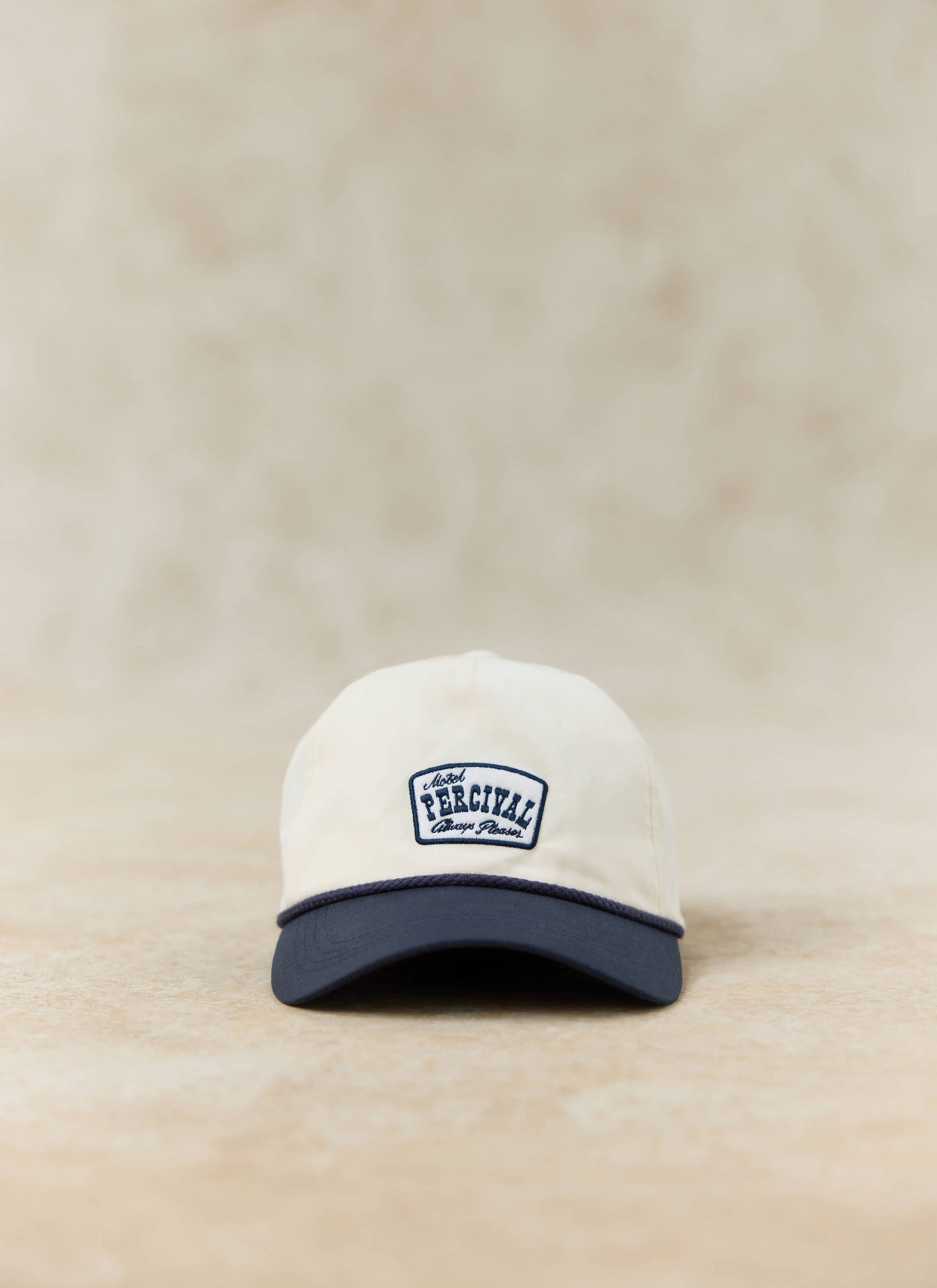 Men's Trucker Cap - Donovan - Rope Trim - Cotton - Cream | Percival Smart Buy