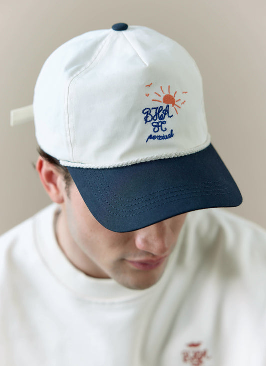 Trucker Cap - Brighton & Hove Albion F.C. x Percival - Cream Navy | Percival Special Offer