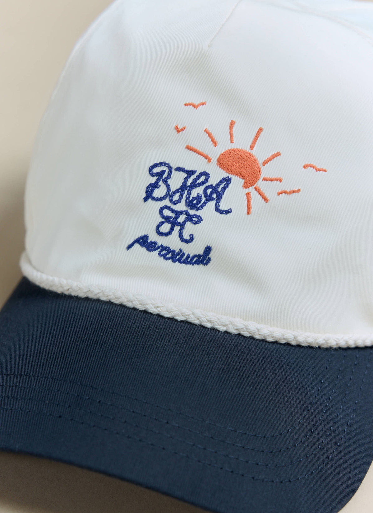 Trucker Cap - Brighton & Hove Albion F.C. x Percival - Cream Navy | Percival Special Offer