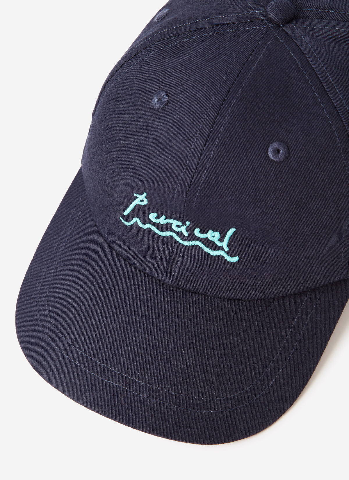 Amor Embroidered Cap - Cotton - Navy | Percival Top Pick