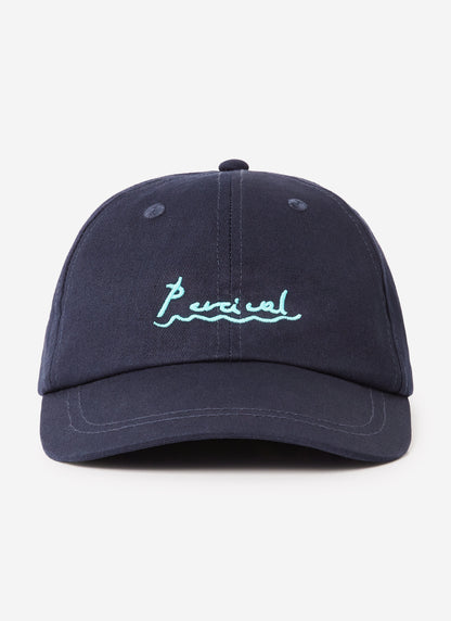 Amor Embroidered Cap - Cotton - Navy | Percival Top Pick