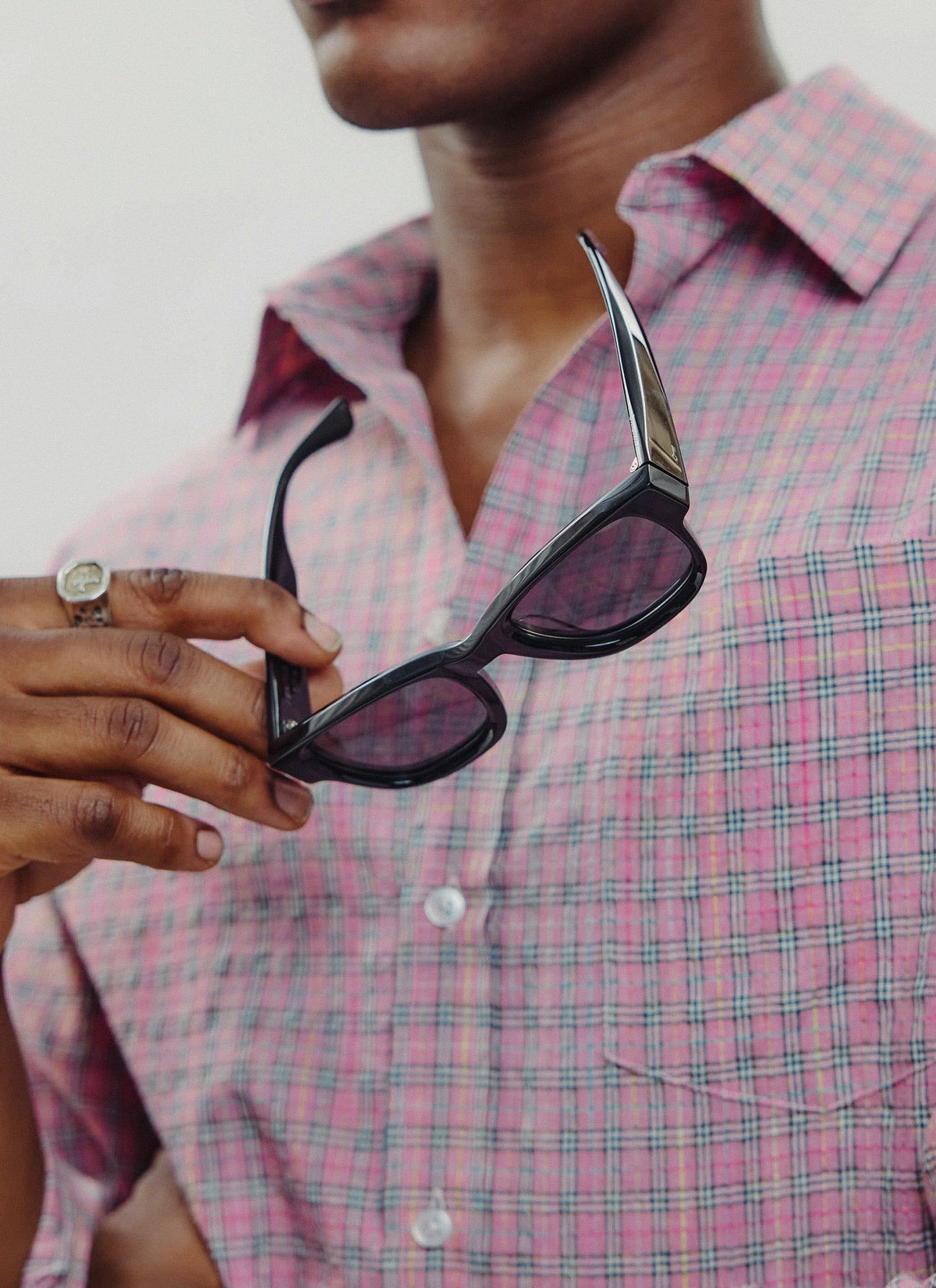 Classic Sunglasses - WFTS x Percival - Black Polarized Lenses | Percival Signature