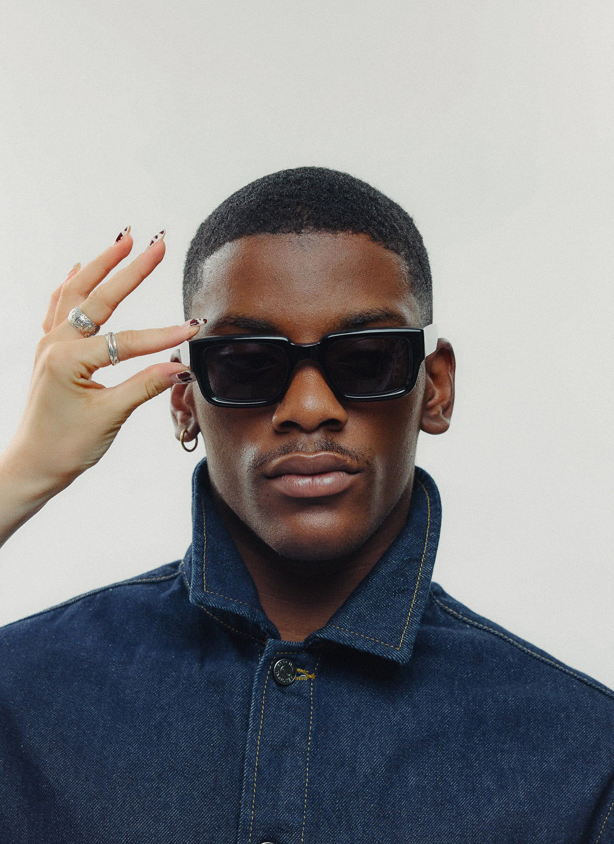 P002-E2 Black Sunglasses - Black Polarized Lenses | Percival Customer Favorite