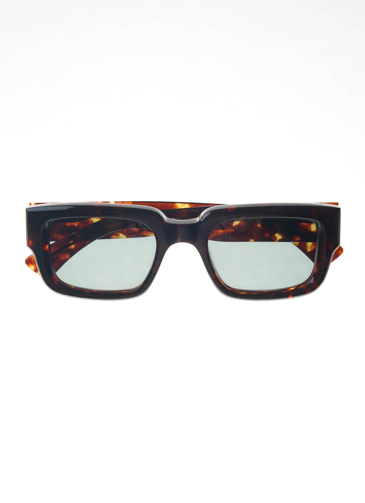 P002-E20 Demi Brown Tortoise Sunglasses - Bottle Green Lenses | Percival Exclusive