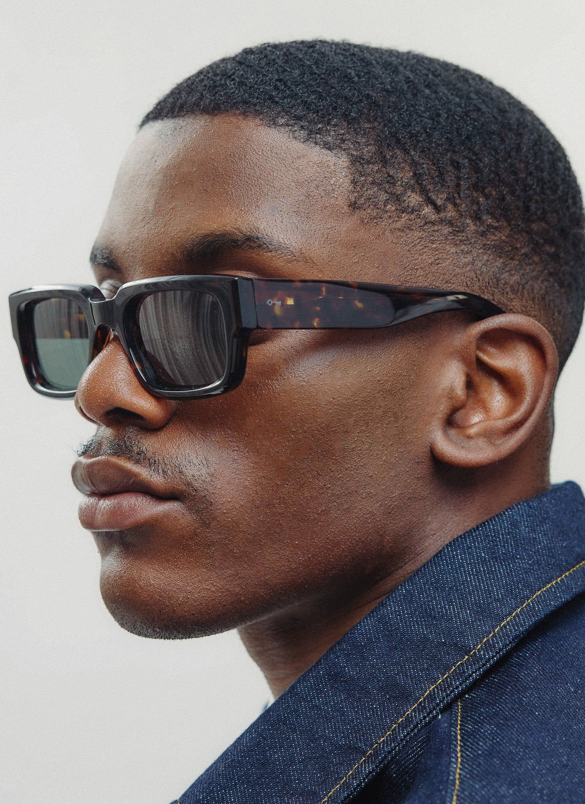 P002-E20 Demi Brown Tortoise Sunglasses - Bottle Green Lenses | Percival Exclusive