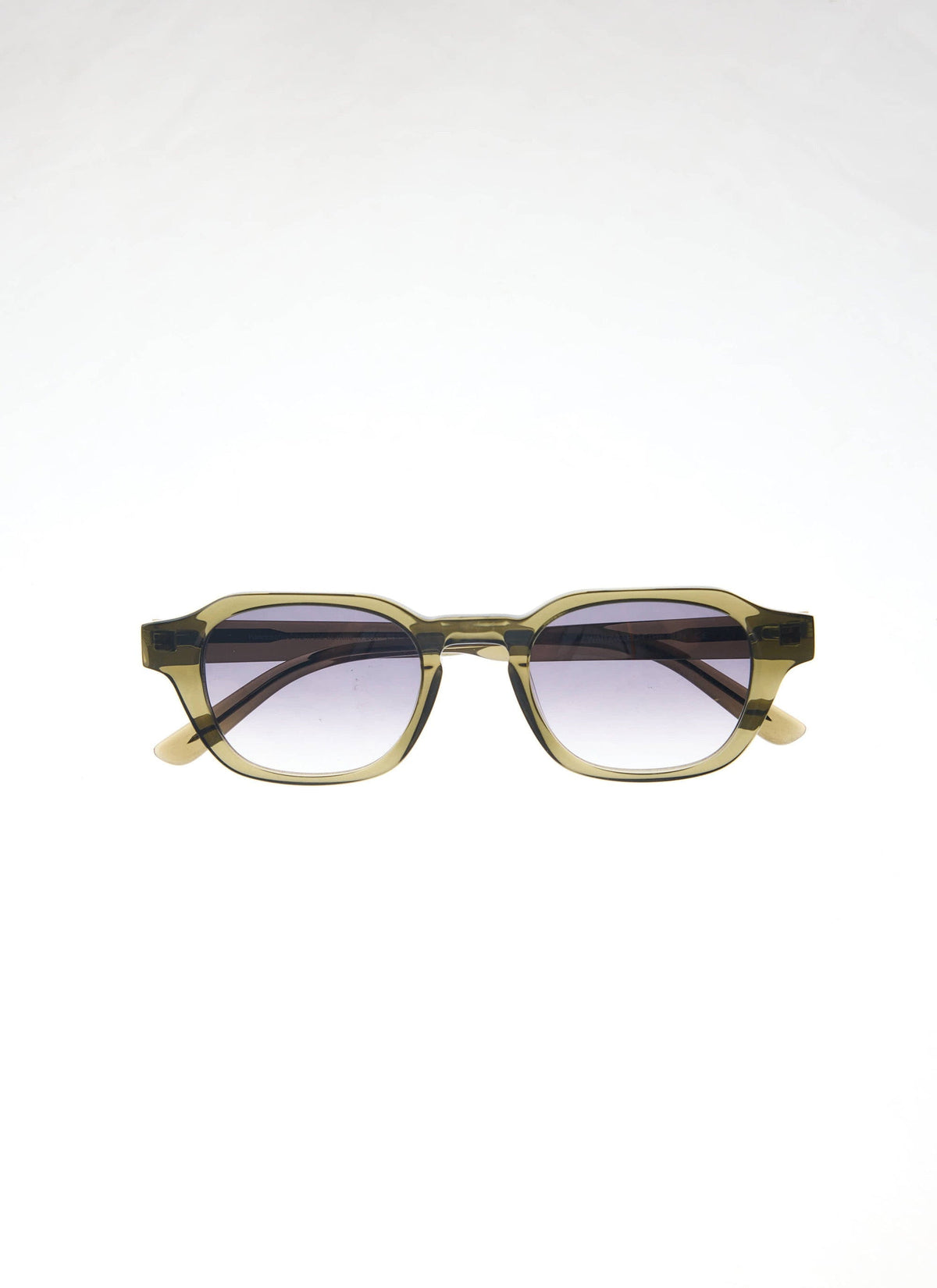 P001-E52 Olive Green Sunglasses - Light Brown Lenses | Percival Customer Favorite