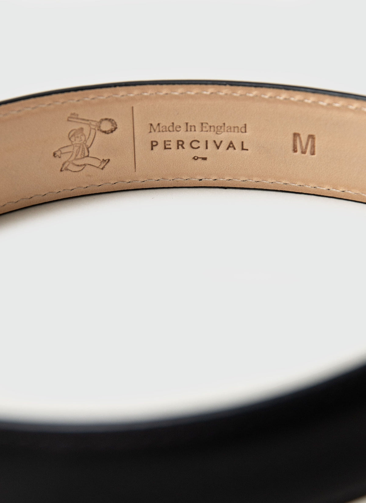 Men's Leather Dress Belt - Made in England - Black | Percival Top Pick