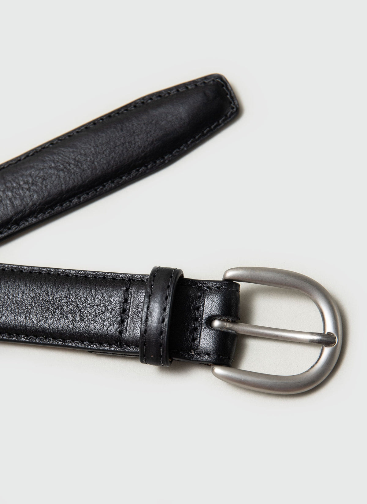 Men's Leather Dress Belt - Made in England - Black | Percival Top Pick