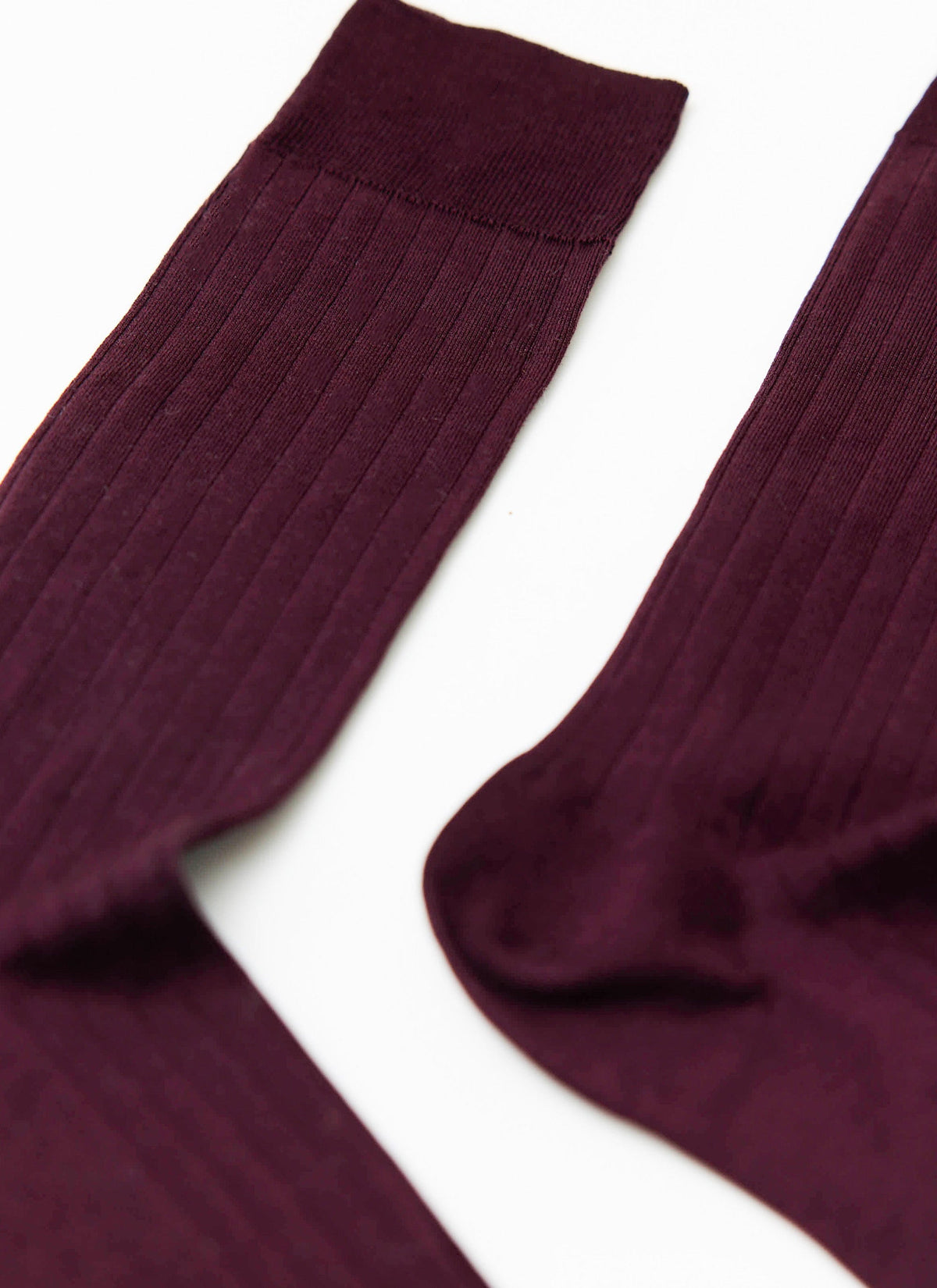 Loafer Dress Socks - Cotton - Merlot | Percival Latest