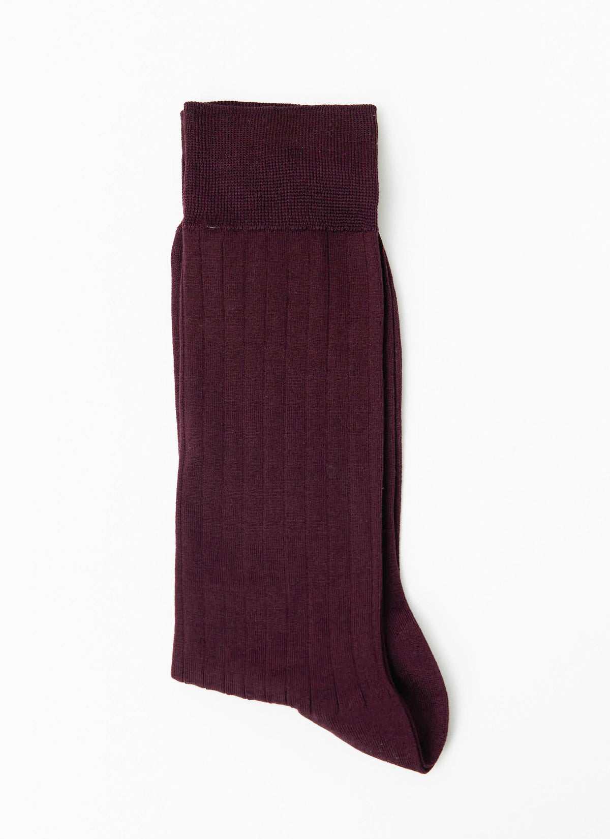 Loafer Dress Socks - Cotton - Merlot | Percival Latest