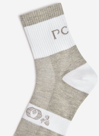 Men's Performance Socks - White PCVL Athletic Cotton | Percival Trending