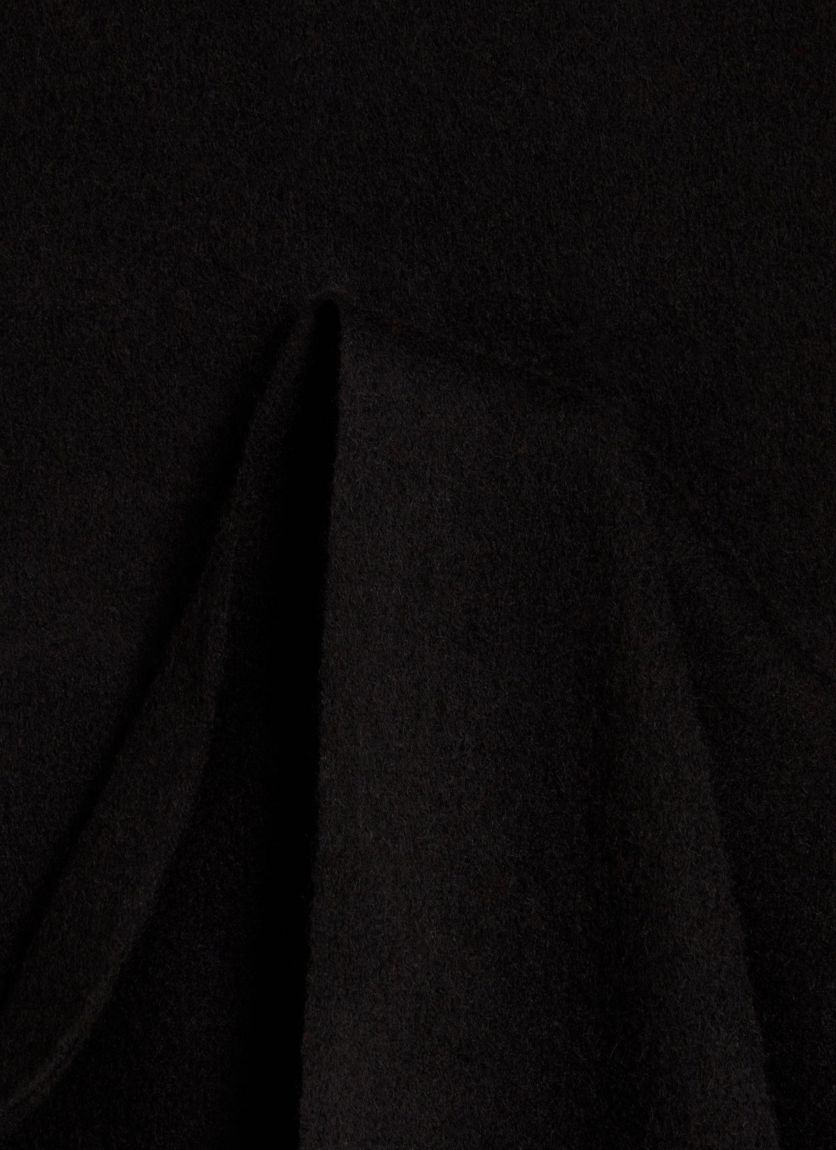 Men's Long Wool Scarf - Embroidered - Black | Percival Discount