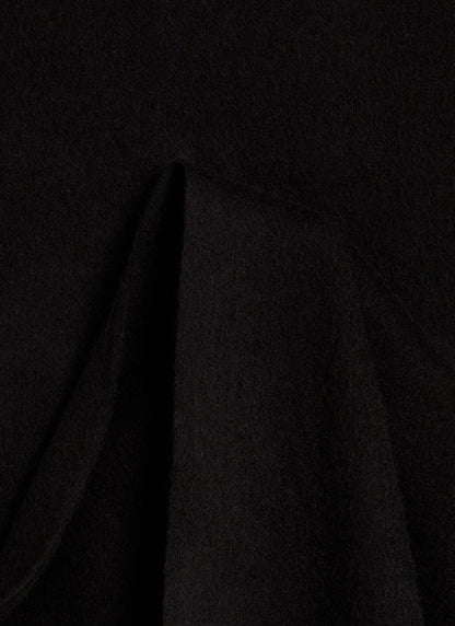 Men's Long Wool Scarf - Embroidered - Black | Percival Discount