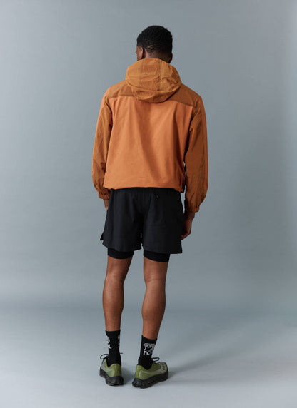 Men's PCVL Zip Through Water Resistant Jacket - Rust | Percival Sale