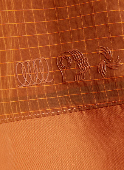 Men's PCVL Zip Through Water Resistant Jacket - Rust | Percival Sale
