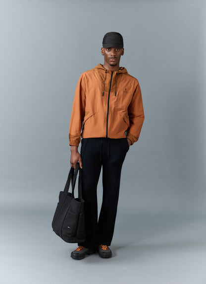 Men's PCVL Zip Through Water Resistant Jacket - Rust | Percival Sale