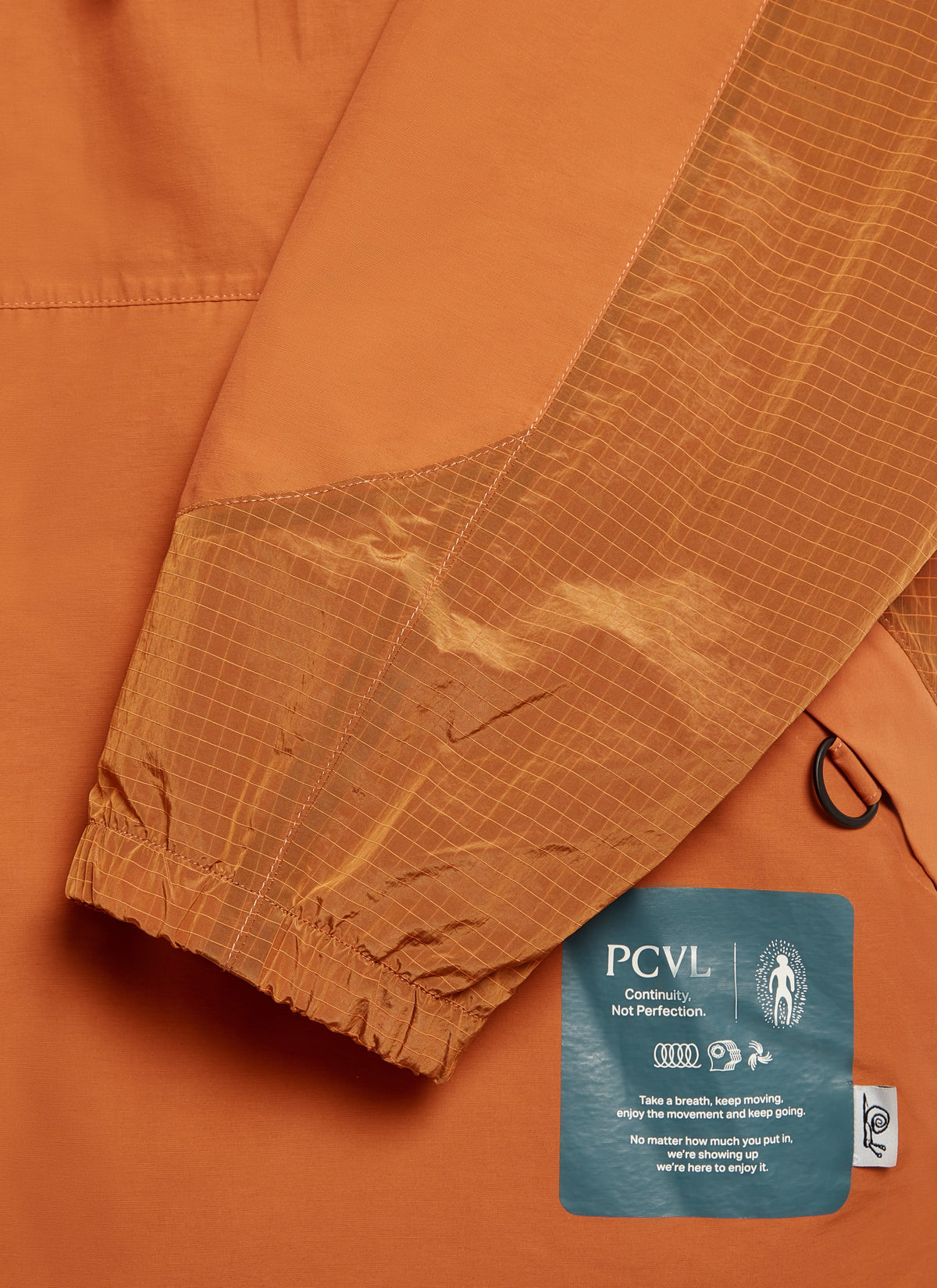 Men's PCVL Zip Through Water Resistant Jacket - Rust | Percival Sale