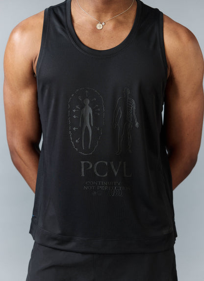 Men's Performance Vest PCVL - Black - Sport | Percival Best Seller